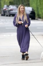 KATE HUDSON Out with Her Dog in Los Angeles 10/25/2023