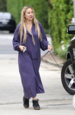 KATE HUDSON Out with Her Dog in Los Angeles 10/25/2023