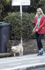 KATE LAWLER Out with Her Dog Shirley in London 10/10/2023