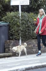 KATE LAWLER Out with Her Dog Shirley in London 10/10/2023