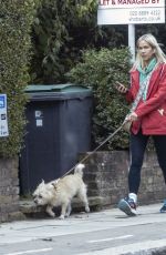 KATE LAWLER Out with Her Dog Shirley in London 10/10/2023