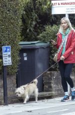 KATE LAWLER Out with Her Dog Shirley in London 10/10/2023
