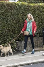 KATE LAWLER Out with Her Dog Shirley in London 10/10/2023