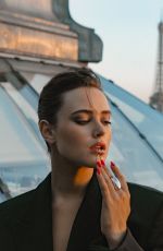 KATHERINE LANGFORD at a Photoshoot in Paris, October 2023
