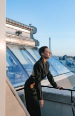KATHERINE LANGFORD at a Photoshoot in Paris, October 2023