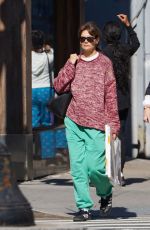 KATIE HOLMES Out Picking up Art Supplies in New York 10/10/2023