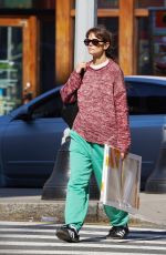 KATIE HOLMES Out Picking up Art Supplies in New York 10/10/2023