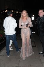 KATIE MCGLYNN Leaves Pride of Britain Awards 2023 in London 10/08/2023