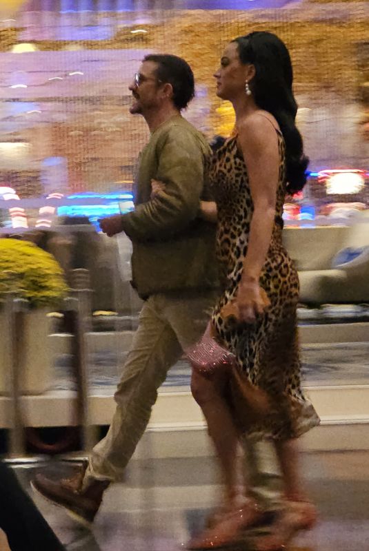 KATY PERRY and Orlando Bloom on Date Night in Las Vegas 10/15/2023