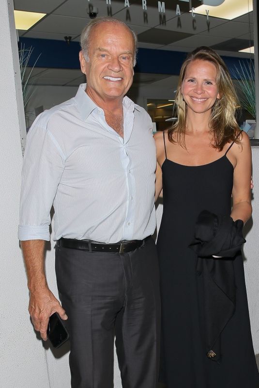 KAYTE WALSH and Kelsey Grammer Leaves E Baldi in Beverly Hills 10/10/2023