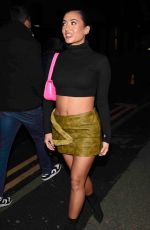 KAZ CROSSLEY, LANA JENKINS and CLAUDIA and DANIELLE FOGARTY Arrives at Mnky Hse in Manchester 10/14/2023