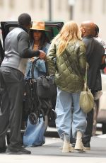 KELLY ROWLAND in a Double Denim Ot in New York 10/21/2023