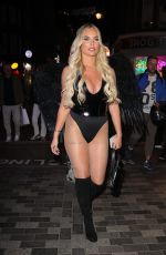 KELSEY STRATFORD Leaves PrettyLittleThing Haunted Mansion Hosted by GK Barry in London 10/26/2023