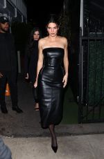 KENDALL JENNER Arrives at Giorgio Baldi in Santa Monica 10/26/2023