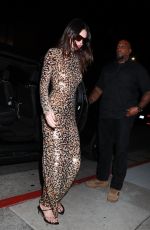 KENDALL JENNER Arrives at Kim Kardashian’s 44th Birthday Party at Funke in Beverly Hills 10/20/2023