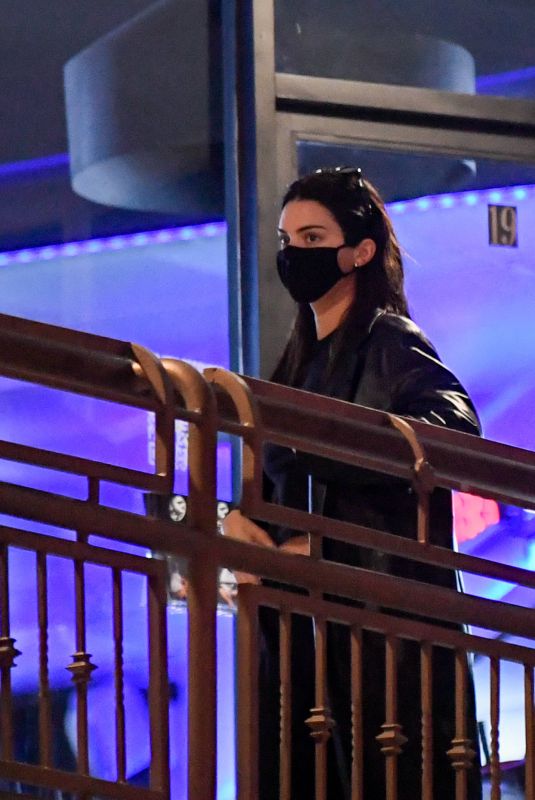 KENDALL JENNER Leaves Sushi Park in Los Angeles 10/14/2023