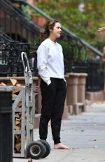 KERI RUSSELL Out Barefoot in New York 10/23/2023