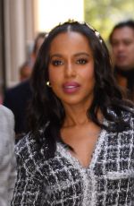KERRY WASHINGTON Arrives at The View in New York 10/09/2023