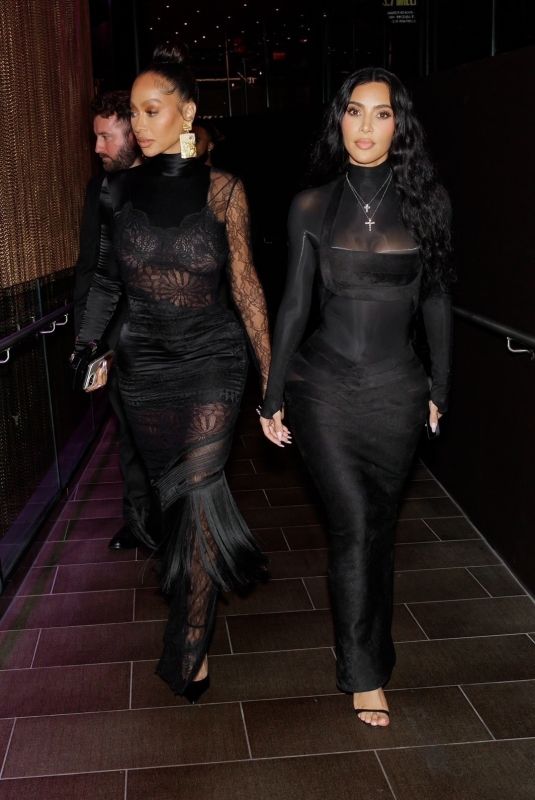 KIM KARDASHIAN and LALA ANTHONY at Jay Z’s 007-themed Party at Ocean Resort Casino in Atlantic City 10/01/2023