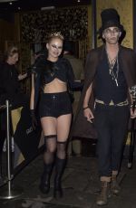 KIMBERLY WYATT Arrives at Hallowzeem Party at Gaucho in London 01/27/2023