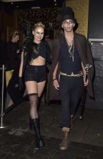 KIMBERLY WYATT Arrives at Hallowzeem Party at Gaucho in London 01/27/2023