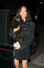 KIMORA LEE SIMMONS Arrives at Kim Kardashian