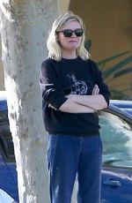 KIRSTEN DUNST and Jesse Plemons Watching Their Son Soccer Practice in Sherman Oaks 10/10/2023