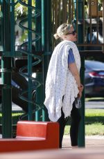 KIRSTEN DUNST at a Soccer Game with Friends in Los Angeles 10/03/2023