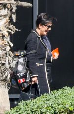KRIS JENNER and Corey Gamble Arrives at Van Nuys Airport 10/03/2023