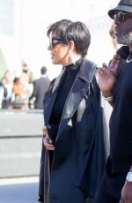 KRIS JENNER and Corey Gamble Leaves Balenciaga Show at Paris Fashion Week 09/30/2023