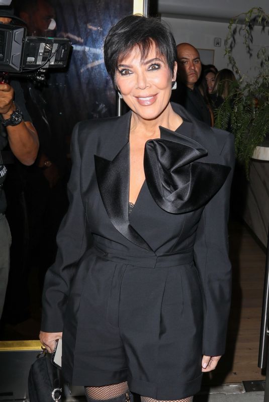 KRIS JENNER Arrives at Kim Kardashian’s 44th Birthday Party at Funke in Beverly Hills 10/20/2023