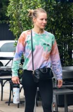 KRISTEN BELL Hitting up the Gym in Los Feliz 09/30/2023