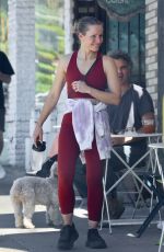 KRISTEN BELL Leaves Workout in Los Feliz 10/05/2023
