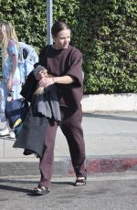 KRISTEN BELL Out Picks up Daughter from School in Los Angeles 10/27/2023