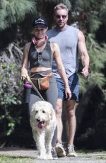 KRISTEN BELL Out with Her Dog in Los Feliz 10/14/2023