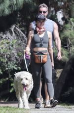 KRISTEN BELL Out with Her Dog in Los Feliz 10/14/2023