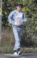 KRISTEN STEWART and DYLAN MEYER Out and About in Los Feliz 10/02/2023