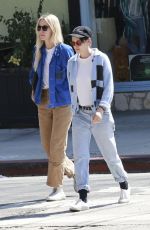 KRISTEN STEWART and DYLAN MEYER Out and About in Los Feliz 10/02/2023