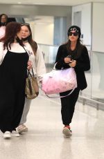 KYLE RICHRADS, CARNIE WILSON, SOPHIA UMANSKY and LOLA SOFIA BONFIGLIO at LAX Airport 10/01/2023