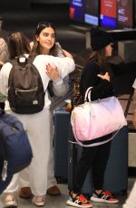 KYLE RICHRADS, CARNIE WILSON, SOPHIA UMANSKY and LOLA SOFIA BONFIGLIO at LAX Airport 10/01/2023