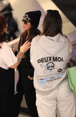 KYLE RICHRADS, CARNIE WILSON, SOPHIA UMANSKY and LOLA SOFIA BONFIGLIO at LAX Airport 10/01/2023