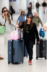 KYLE RICHRADS, CARNIE WILSON, SOPHIA UMANSKY and LOLA SOFIA BONFIGLIO at LAX Airport 10/01/2023