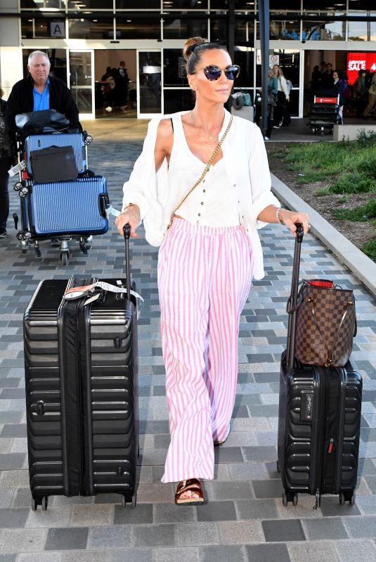 KYLY CLARKE Arrives at Sydney International Airport 10/30/2023