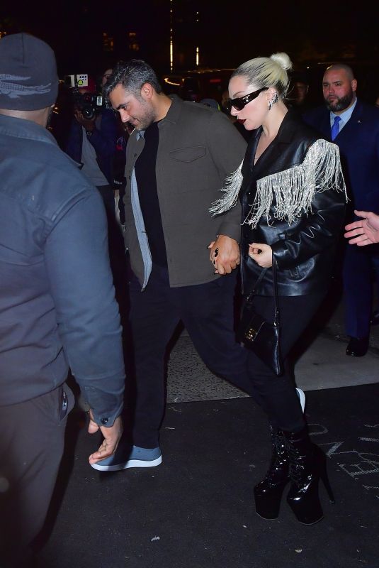 LADY GAGA Arrives at Le