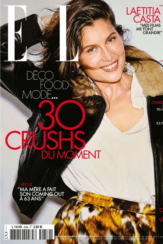 LAETITIA CASTA in Elle France, October 2023
