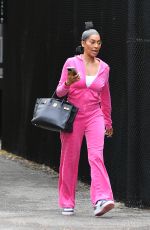 LALA ANTHONY Catching a Helicopter Flight Out of New York 09/30/2023