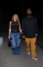 LARSA PIPPEN and Marcus Jordan Arrives at Catch Steak LA in Los Angeles 10/24/2023