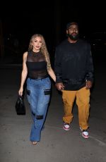 LARSA PIPPEN and Marcus Jordan Arrives at Catch Steak LA in Los Angeles 10/24/2023