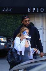LARSA PIPPEN and Marcus Jordan Leaves Dermatologist in Beverly Hills 10/19/2023