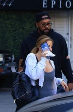 LARSA PIPPEN and Marcus Jordan Leaves Dermatologist in Beverly Hills 10/19/2023